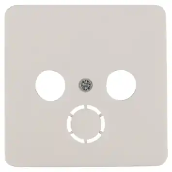 Peha Standard Centraalplaat Radio/TV wit
