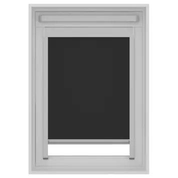 KARWEI dakraam rolgordijn verduisterend zwart (kleurnr. 7005) t.b.v. VELUX® dakraam CK02