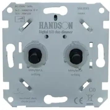 KARWEI inbouw duodimmer LED/SPAAR universeel