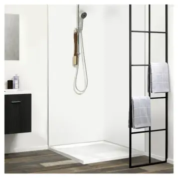 Dumawall XL kunststof wandbekleding White 4,68m² 90x260cm - 2 stuks