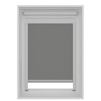 KARWEI dakraam rolgordijn verduisterend grijs (kleurnr. 7004) t.b.v. VELUX® dakraam MK06