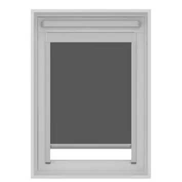 KARWEI dakraam rolgordijn verduisterend antraciet (kleurnr. 7034) t.b.v.VELUX® dakraam SK06