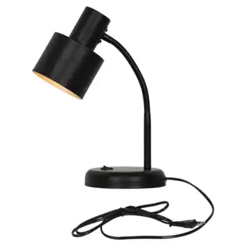 KARWEI bureaulamp Vera zwart 22x22x15 cm