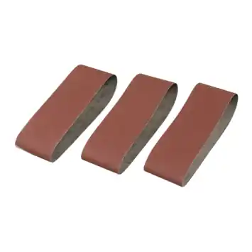 Irwin schuurband 75 x 533 mm K100 voor bandschuurmachines van bijv. Bosch en LUX, 3 stuks