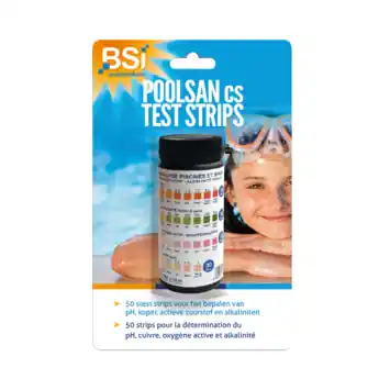 Poolscan BSI teststrips 3-in-1 zwembad 50 stuks