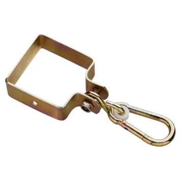 HANDSON schommelklem 9x9 cm verzinkt 2 stuks