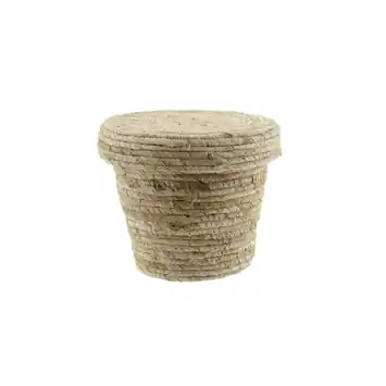 Mand mais husk inclusief deksel naturel D23H20CM