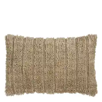 Kussen streep beige 55 x 35 cm