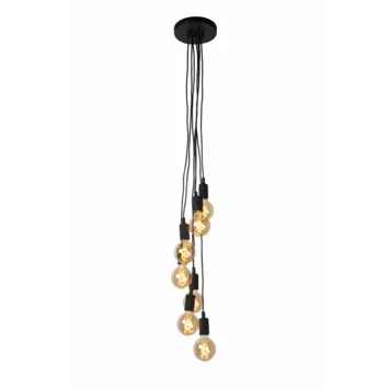 Lucide hanglamp Fix Multiple zwart 200x400 cm (hxb)