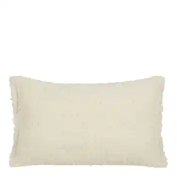Kussen streep off white 55 x 35 cm