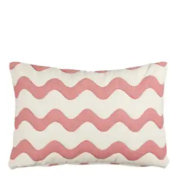 Kussen l.roze waves - l55xb35xh10cm
