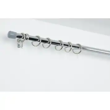 Intensions gordijnringen 19 mm chroom 12 stuks