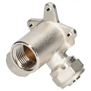 Sanivesk Meerlagen Knel Muurplaat Hoek 16mmx1/2"Fx16mm