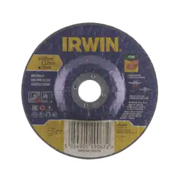 Irwin doorslijpschijf Ø100 mm. Dikte 3 mm. Voor steen.