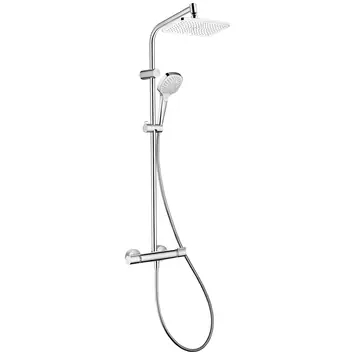 Hansgrohe regendoucheset MySelect E 240 met handdouche en thermostaatkraan 3 standen chroom