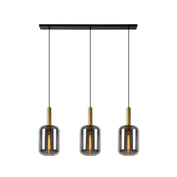 Lucide hanglamp Joanet 3x40W fumé
