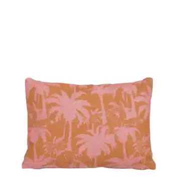Kussen palmboom roze - l35xb25xh10cm