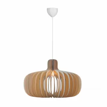 Nordlux hanglamp Hazo naturel hout ø 65,5 cm - 60W - E27