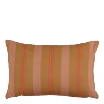 Kussen streep licht bruin - l55xb35xh10cm
