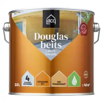 Lacq Douglas beits mat 2,5 liter