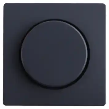 Berker Q1 Centraalplaat Dimmer Antraciet