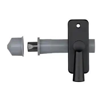 AXA inboorgrendel doornmaat 50mm zwart incl sluitkom