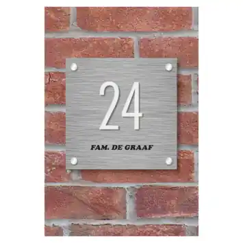 Pickup 3D Home plaat wit  acrylaat 3 mm 20 x 20 cm