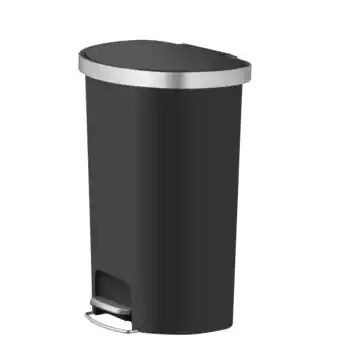 EKO Hana Semi-Round pedaalemmer 55L met ingebouwde wielen