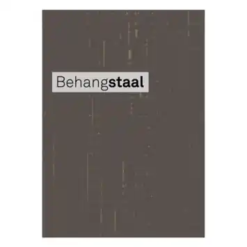 Behangstaal vtwonen vliesbehang linnen gold - ebony (dessin 139740)