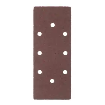 Irwin schuurvel 230 x 93 mm K40/K60/K100/K150/K220 voor klembevestiging, met perforatie voor B+D, 5 stuks.