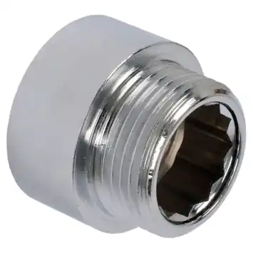 Sanivesk Kraanverlengstuk 3/4"Fx3/4"M L15mm Chroom