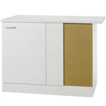 Optifit Klassik60 hoekonderkast met 1 deur 84,5x110(kast 100)x60 cm met werkblad
