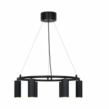 Nordlux 6-spot hanglamp Vico zwart 5W - GU10