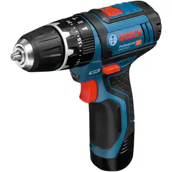 Bosch Professional 12V klopboormachine GSB 12V-15 incl. 2 accu's 2.0Ah + lader en L-BOXX