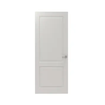 Lundia binnendeur Bord Tva 2A01 wit gegrondverfd opdek links 68 x 201.5 cm