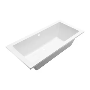 Marho Zephyra SQ inbouw duo lig bad 180 x 80 x 49 cm mat wit