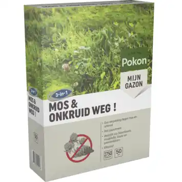 Pokon mos en onkruid weg! 3-in-1 voor 50 m