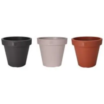 Bloempot E&K diverse kleuren kunststof Ø 50 cm