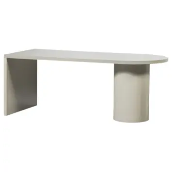KARWEI eettafel Livia warmgrijs MDF hout 200 x 90 cm