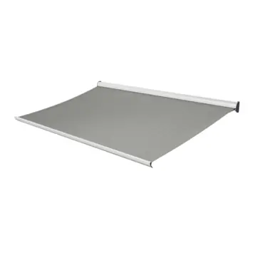 Knikarmscherm Staccato (breedte x uitval) 500 cm x 300 cm bedieningszijde links doekkleur grijs