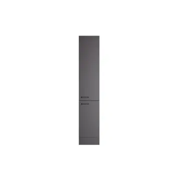 Optifit hoge voorraadkast Kiel420 inclusief 2 deuren en 3 planken antraciet 210 x 40 x 57,1 cm