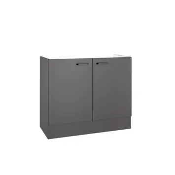 Optifit spoelonderkast Kiel420 inclusief 2 deuren antraciet 88,2 x 100 x 50 cm